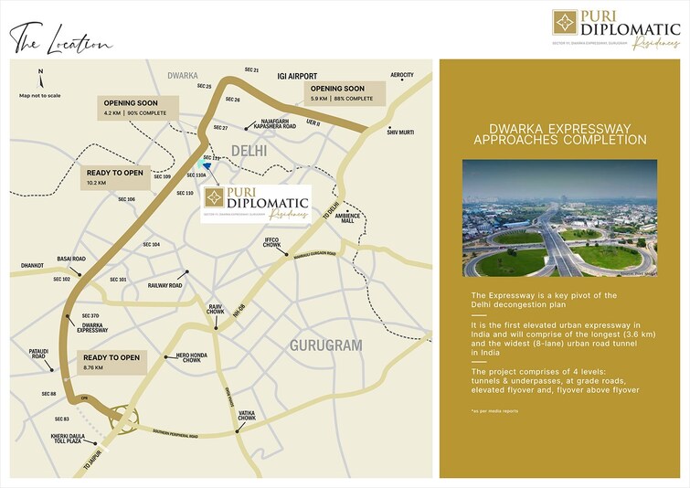 Puri Diplomatic Residences Location Image