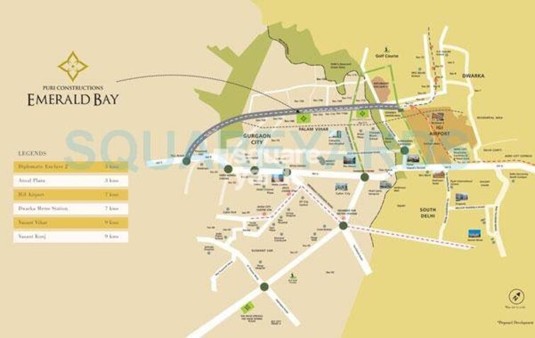 Puri Emerald Bay Location Image