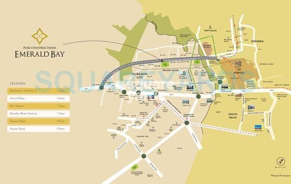 Puri Emerald Bay Location Image