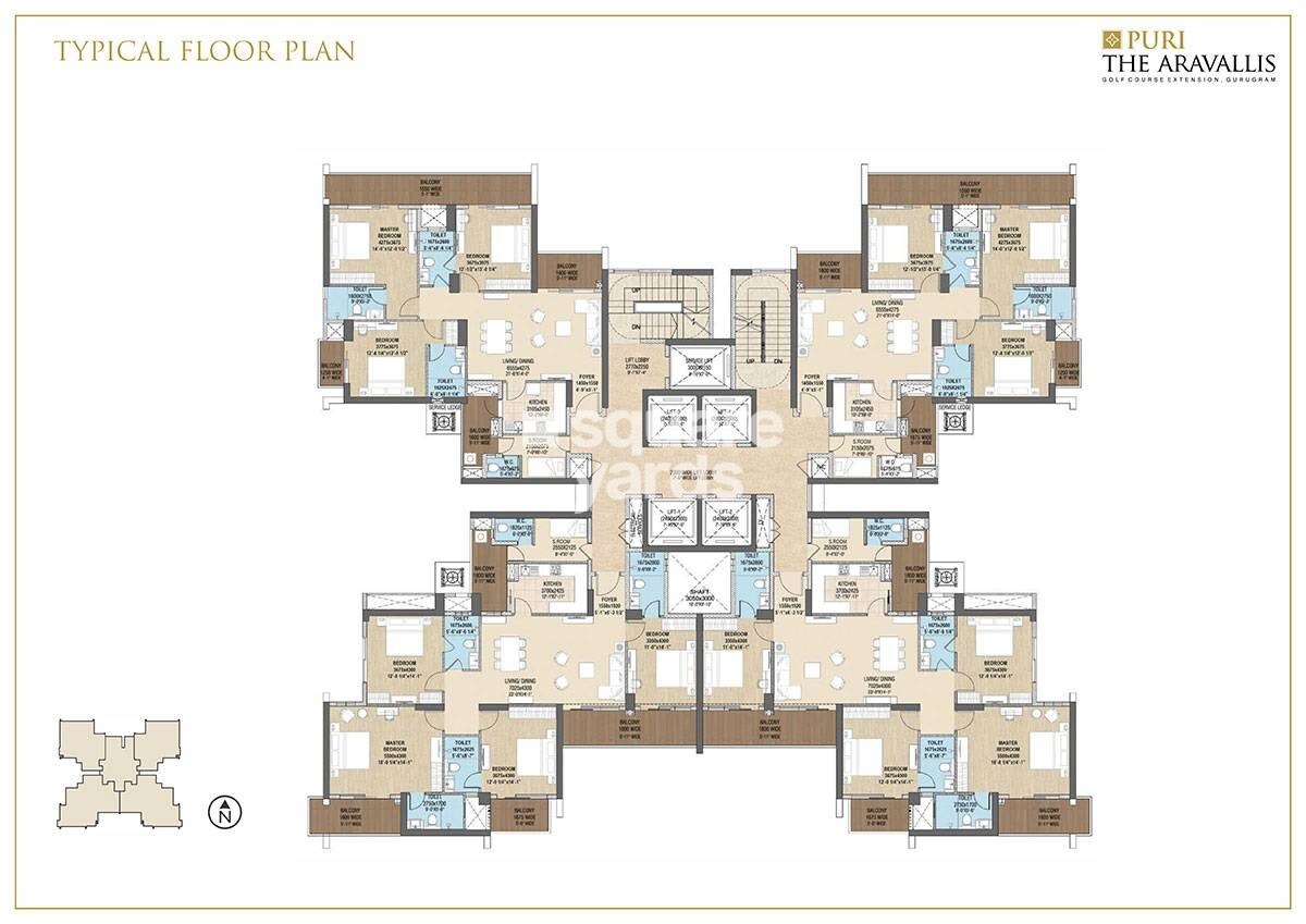 Puri The Aravallis Floor Plans