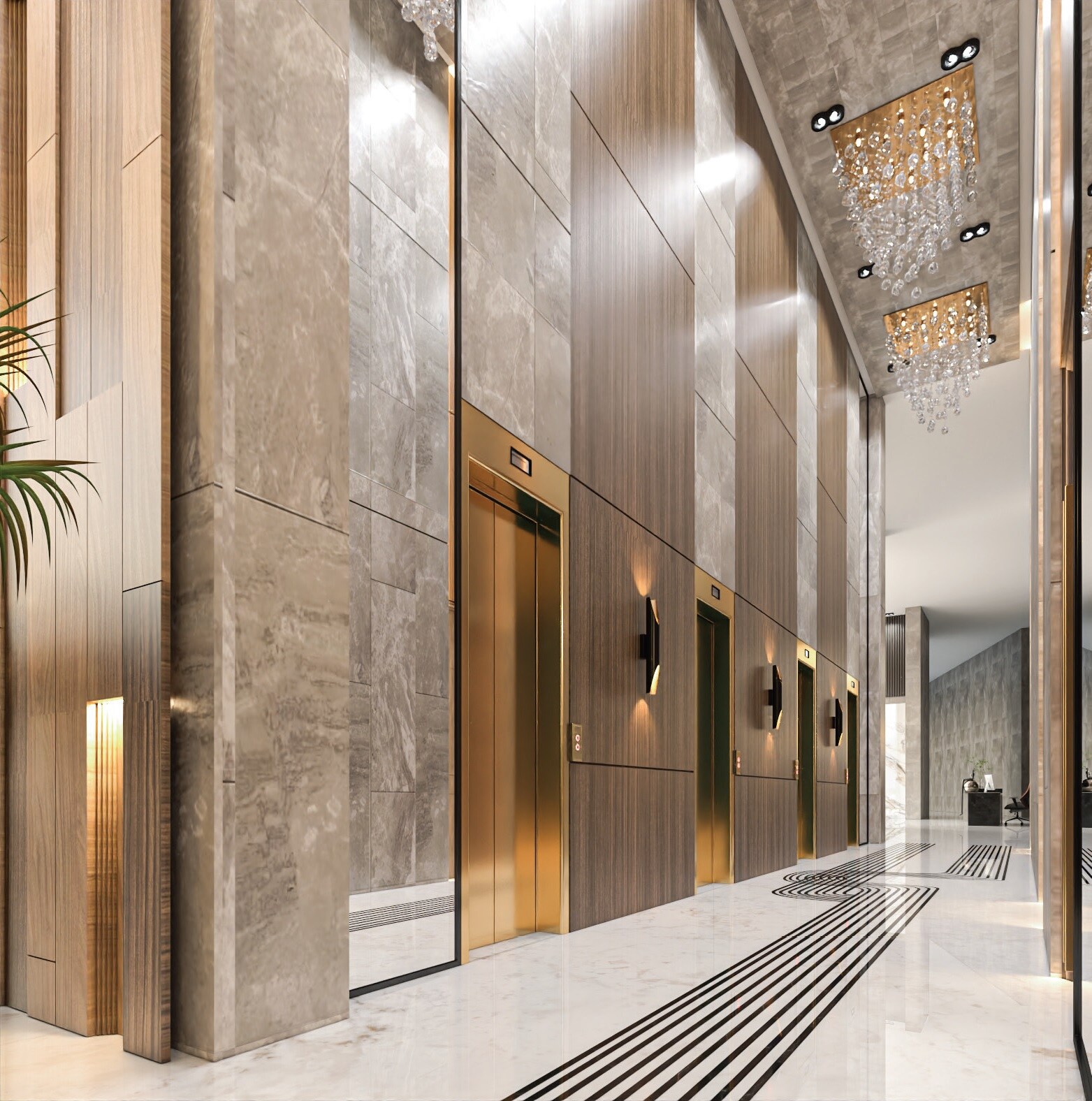 Pyramid Alban Lift Lobby Image