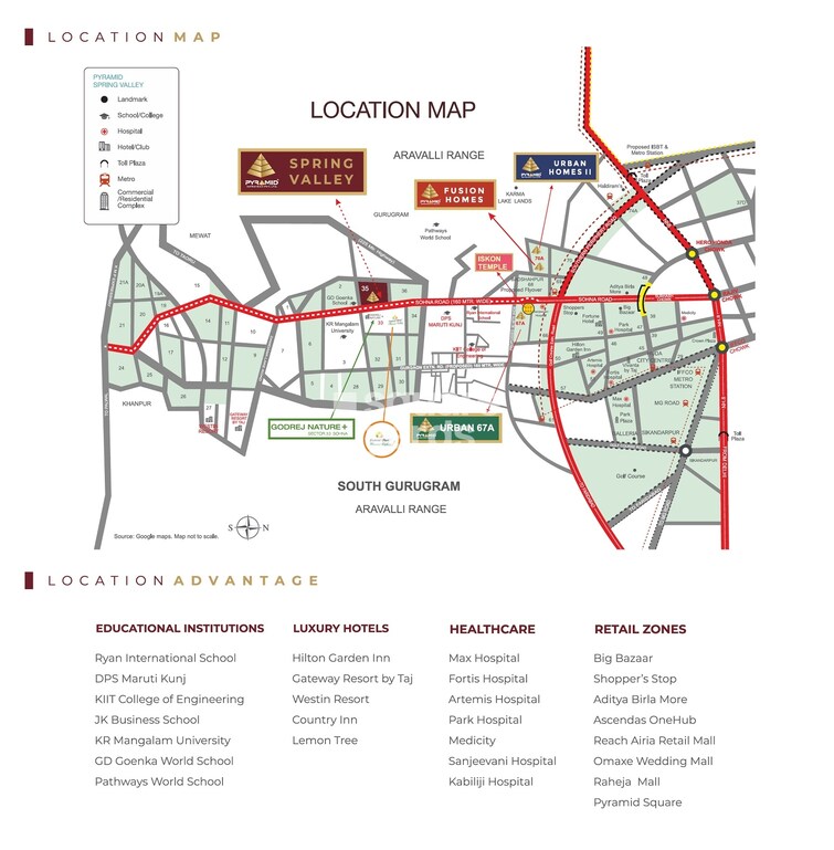 Pyramid Spring Valley Location Image