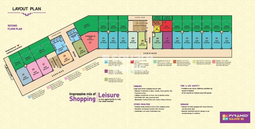 Pyramid Square Floor Plans 2