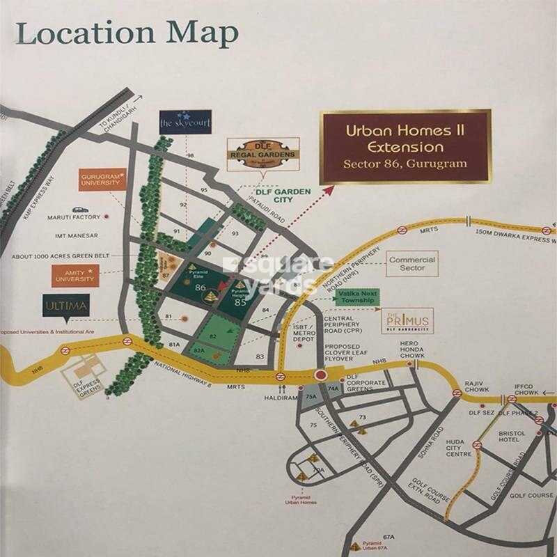 Pyramid Urban Homes Phase 2 Extension Location Image