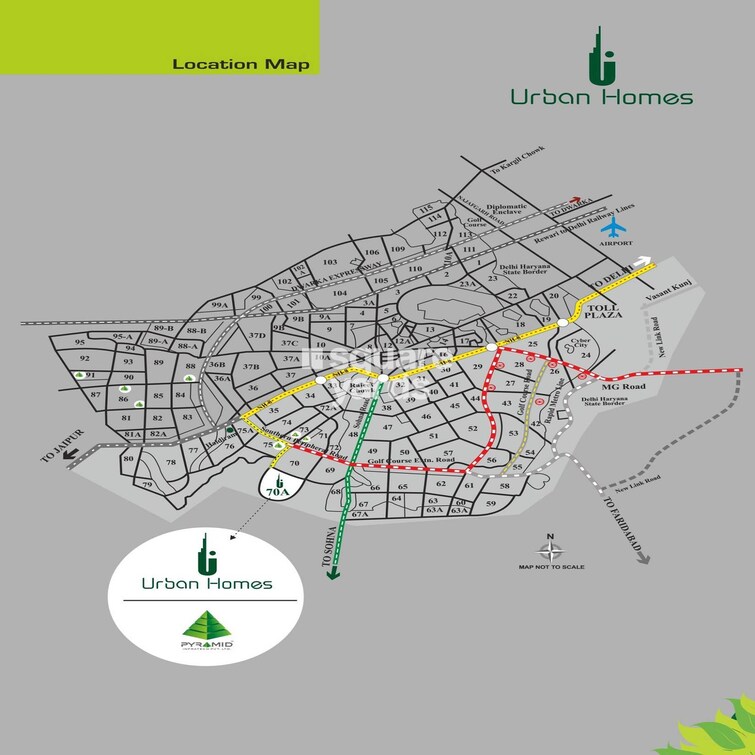 Pyramid Urban Homes Location Image