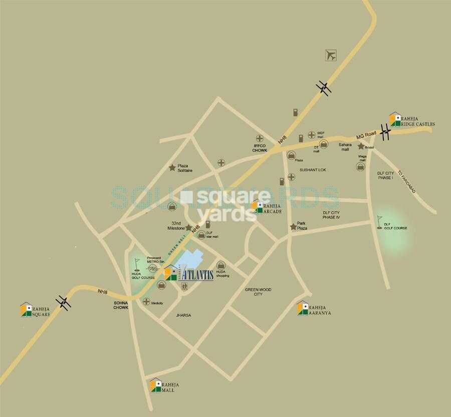 Raheja Atlantis II Location Image