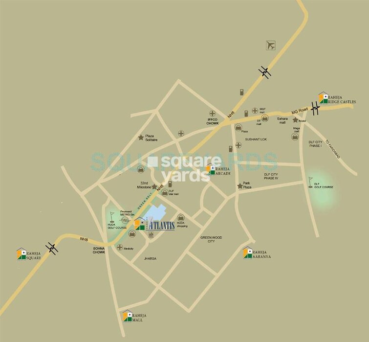 Raheja Atlantis Location Image