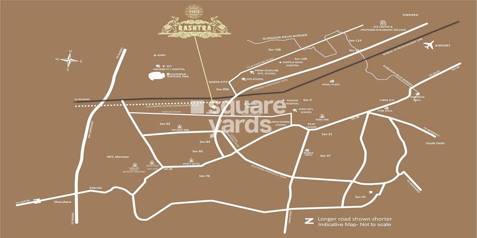 Raheja India Rashtra Location Image