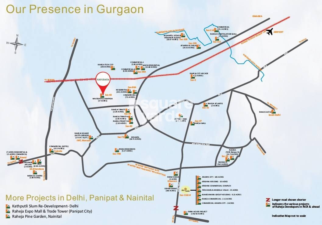 Raheja Navodaya Location Image