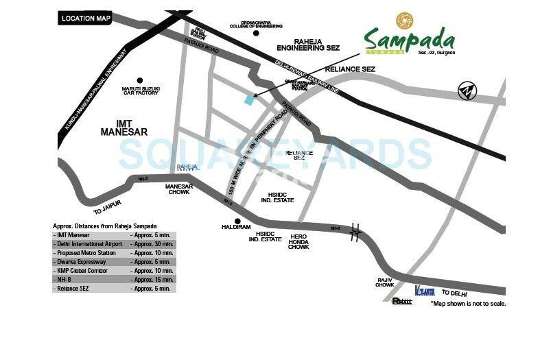 Raheja Sampada Location Image