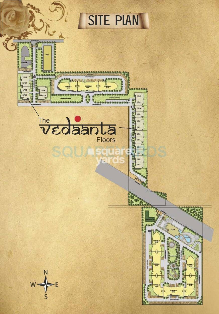 Raheja Vedaanta Master Plan 1