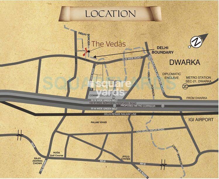 Raheja Vedas Location Image