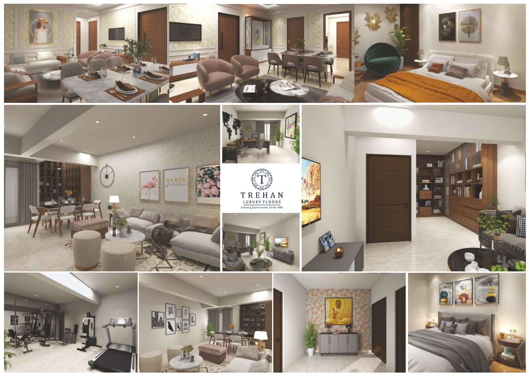 Raj One Good Earth Apartment Interiors