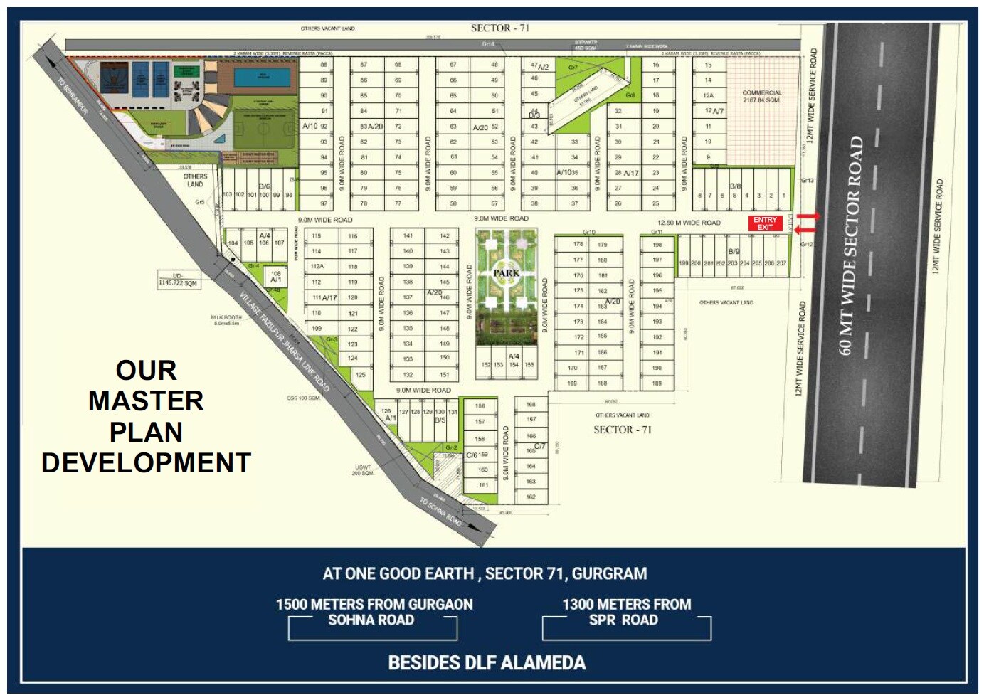Raj One Good Earth Master Plan Image