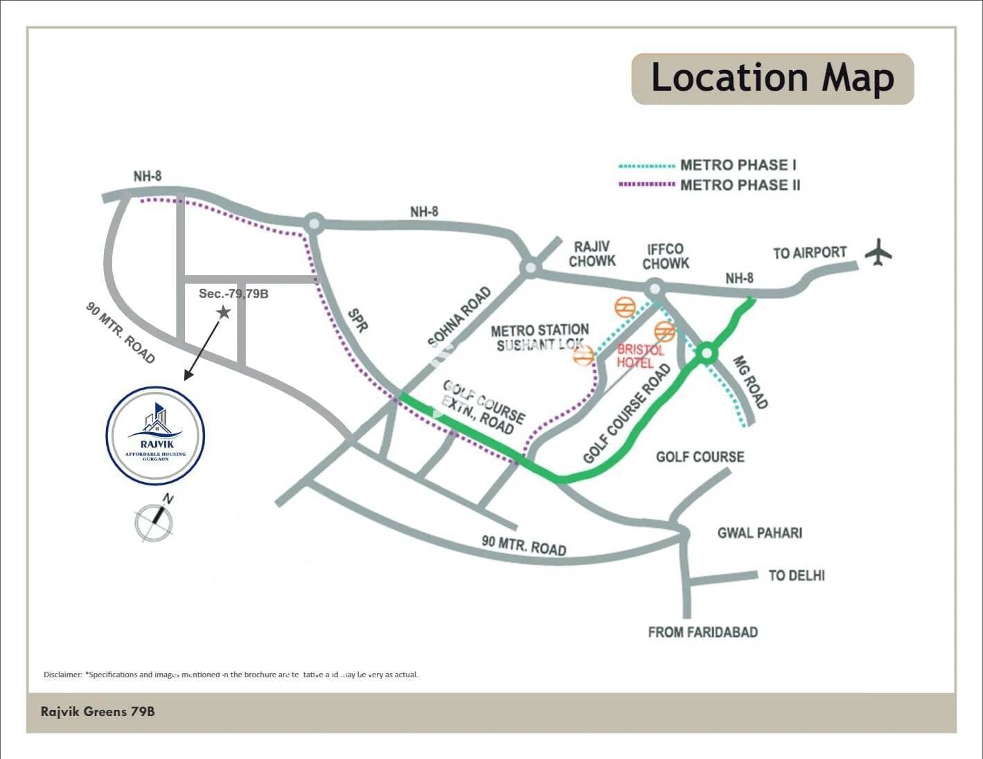 Rajvik Greens Location Image