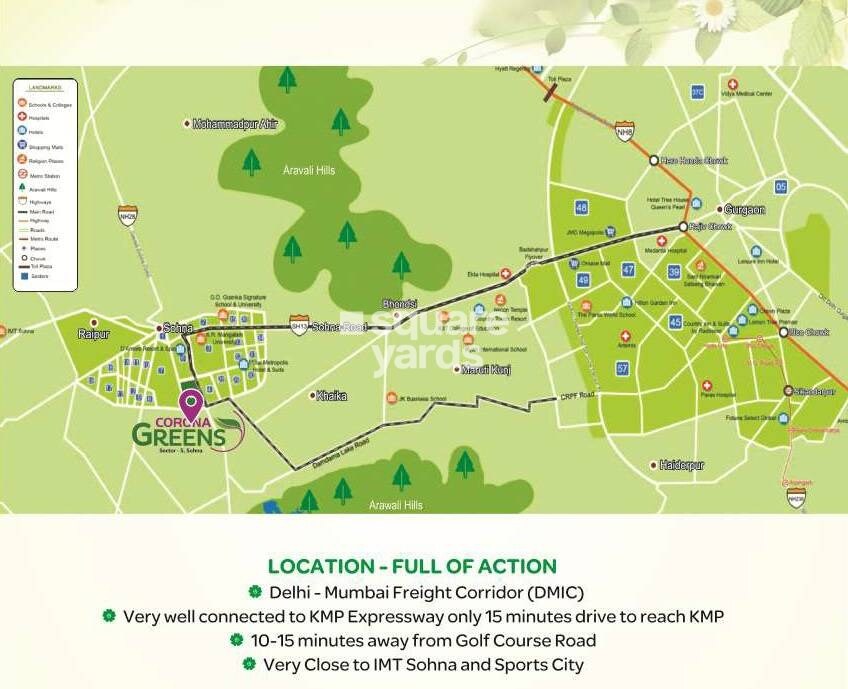 Rambha Corona Greens Location Image