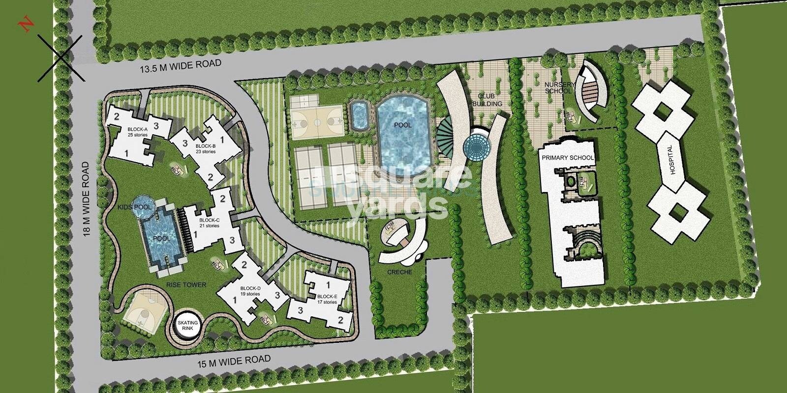 Ramprastha City Rise Master Plan Image