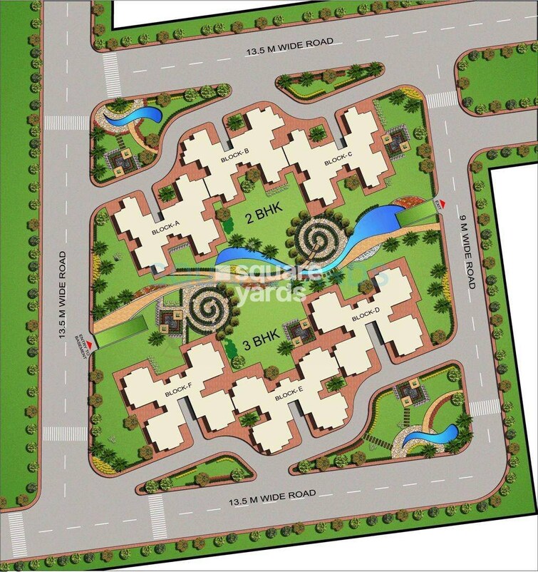 Ramprastha City The Atrium Master Plan Image