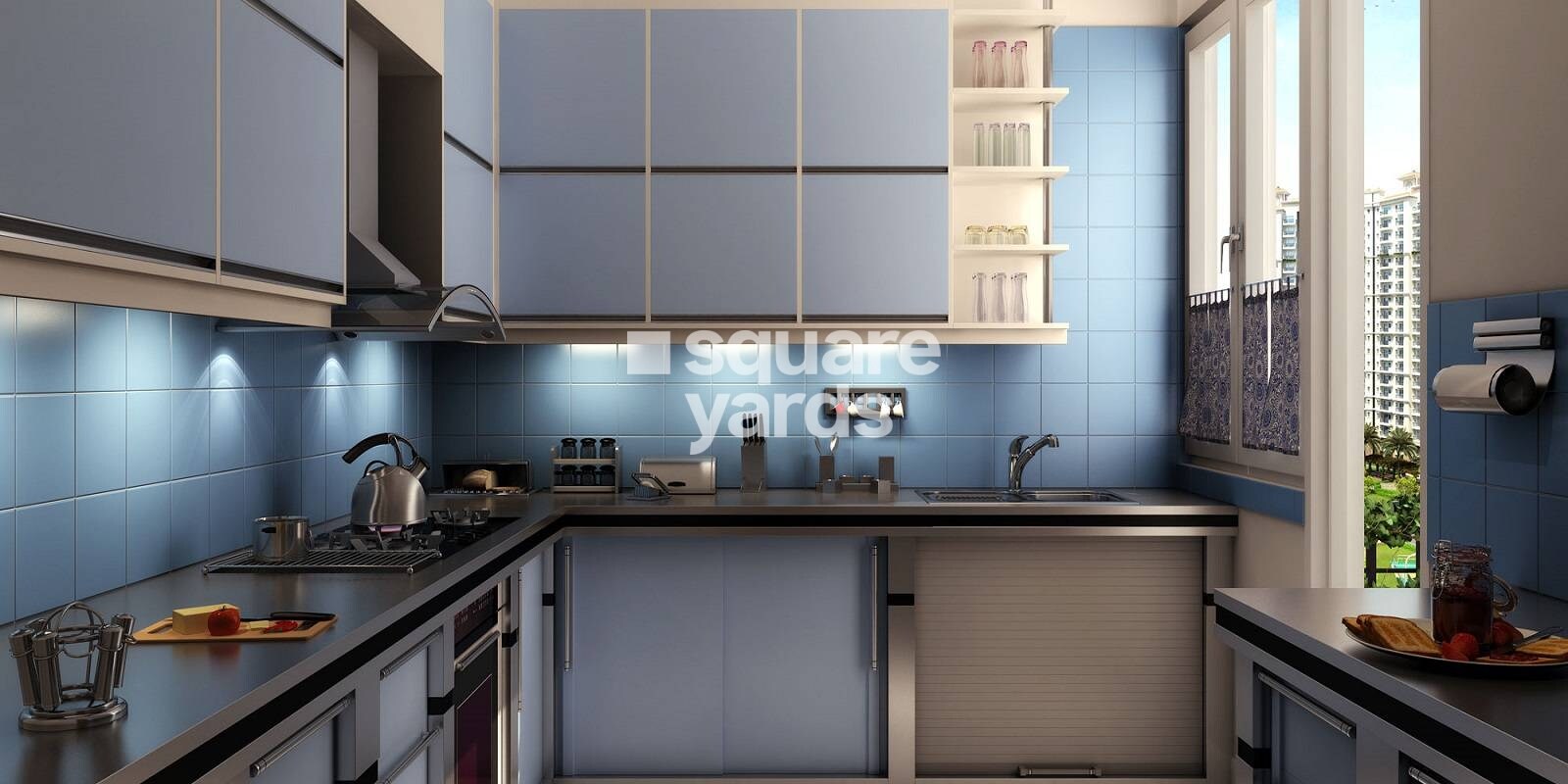 Ramprastha Skyz Apartment Interiors 1