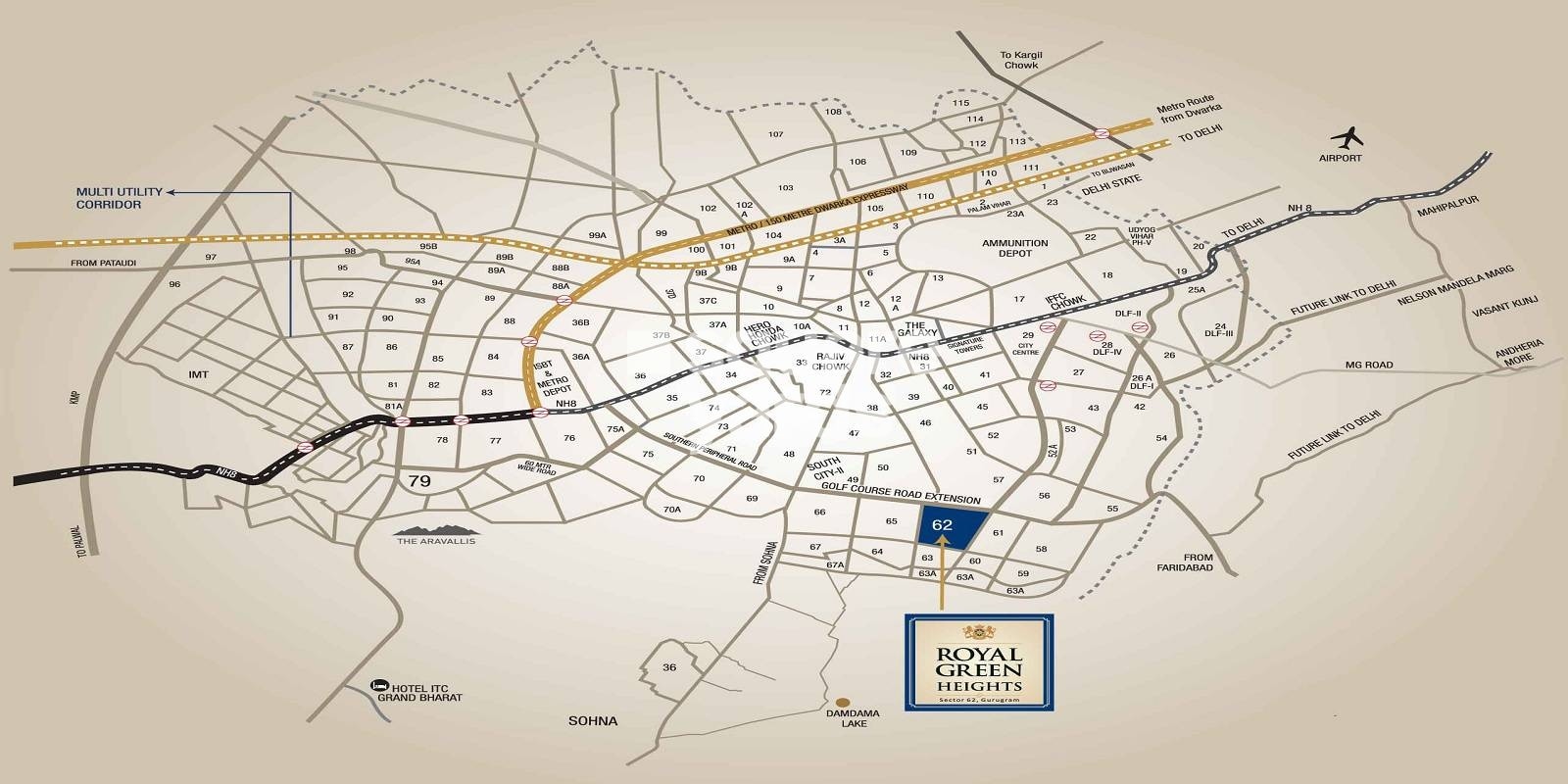 Royal Green Heights Location Image