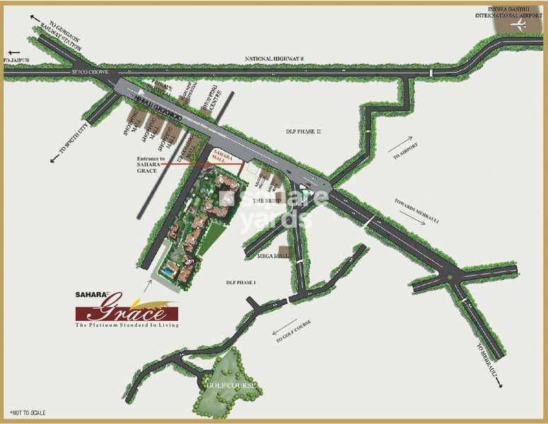 sahara grace gurgaon project location image1