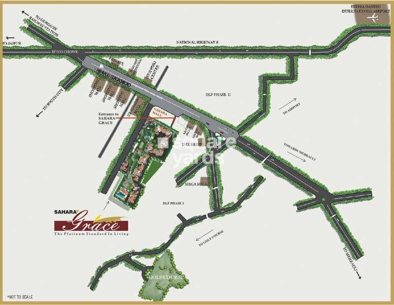 Sahara Grace Gurgaon Location Image