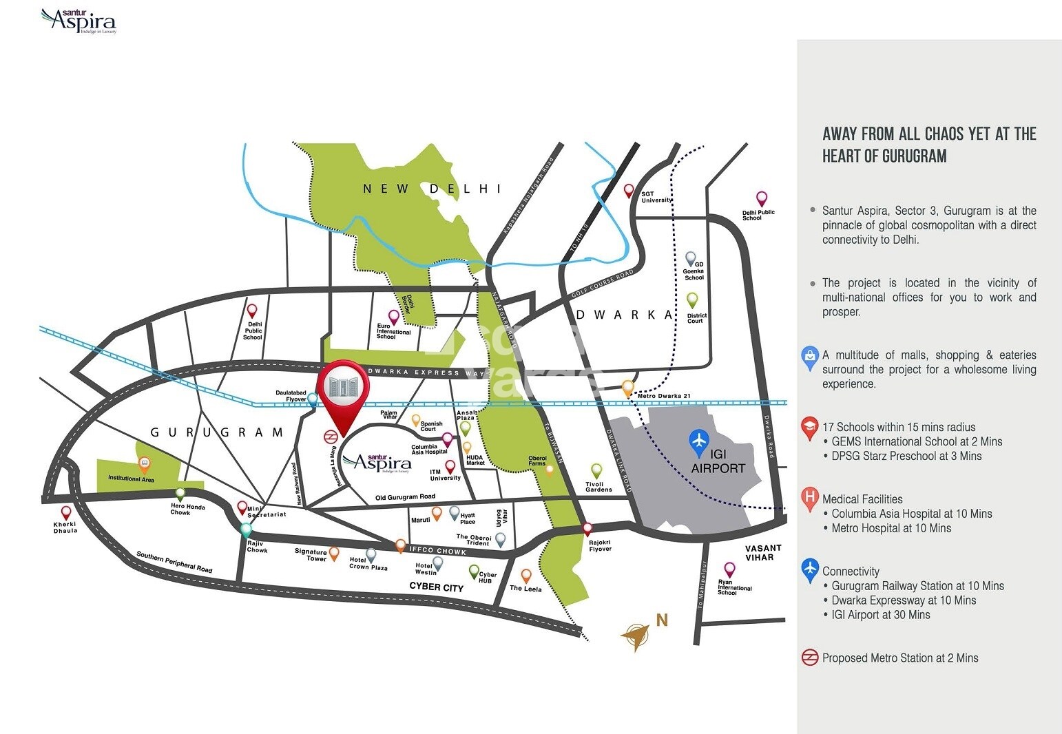 Santur Aspira Location Image