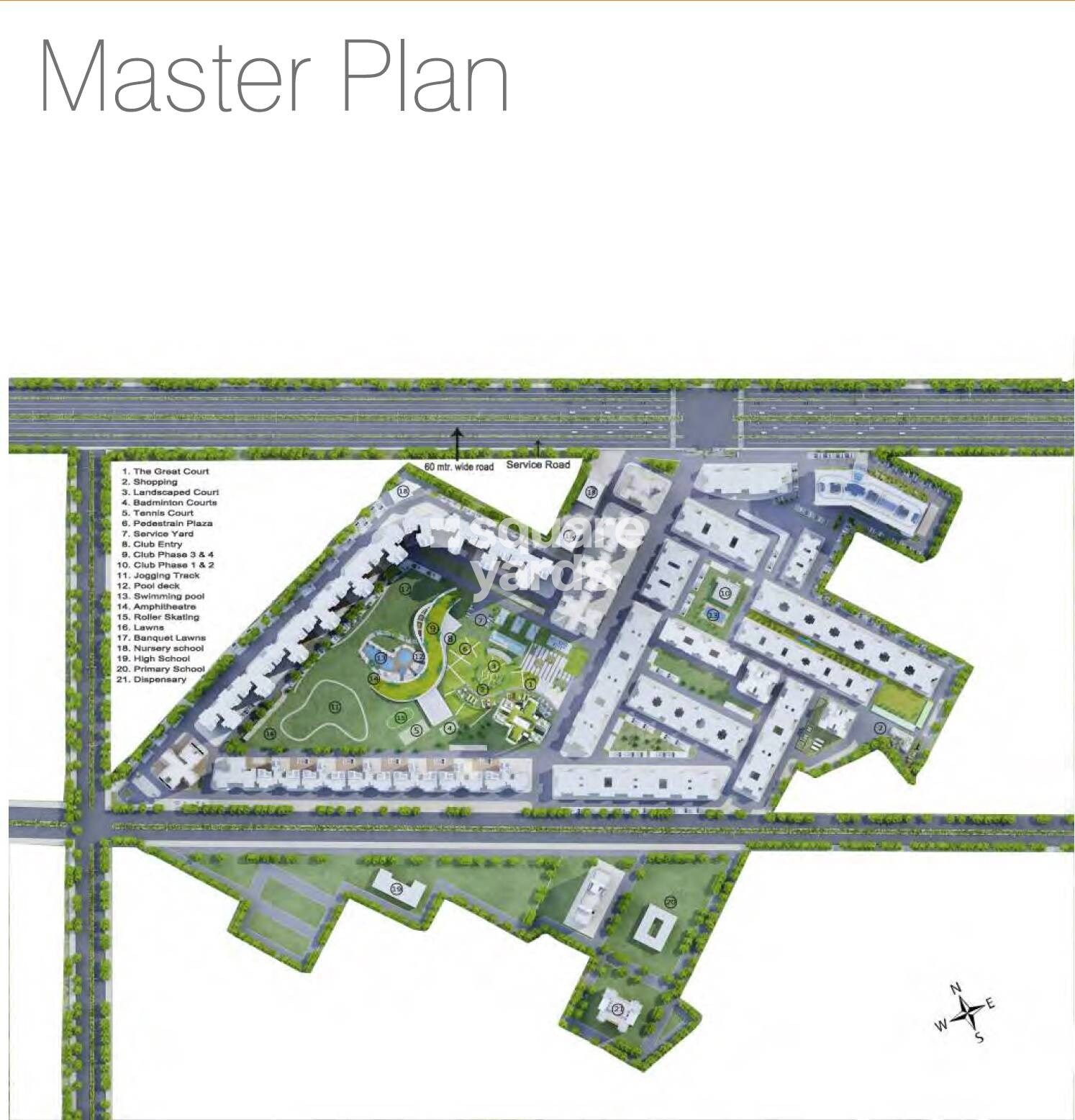 Sare Club Terraces Master Plan Image