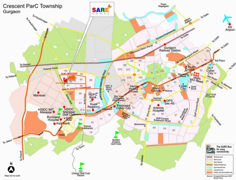 Sare Crescent Parc Location Image 2