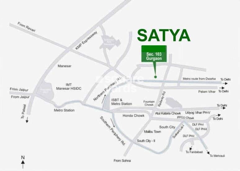 Satya Clarion Location Image