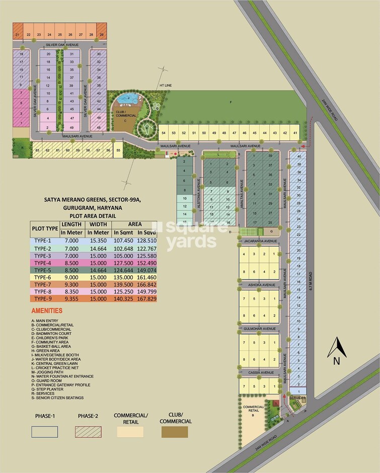 Satya Merano Greens Master Plan Image