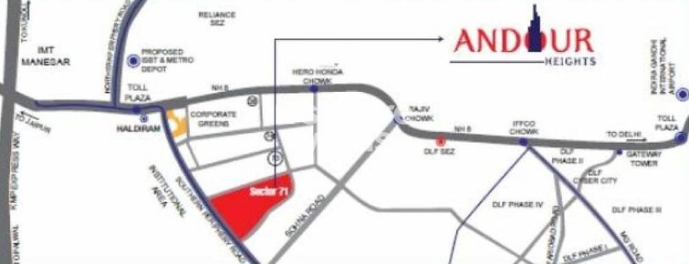 SG Andour Heights Location Image