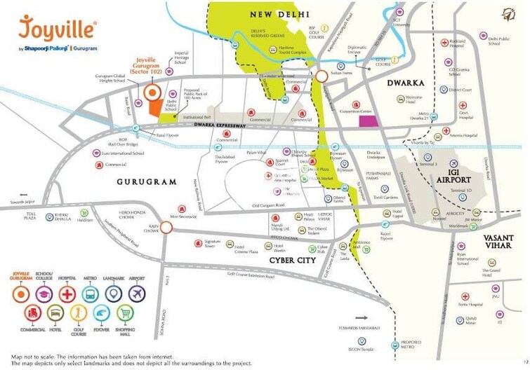 Shapoorji Pallonji Joyville Phase 2 Location Image