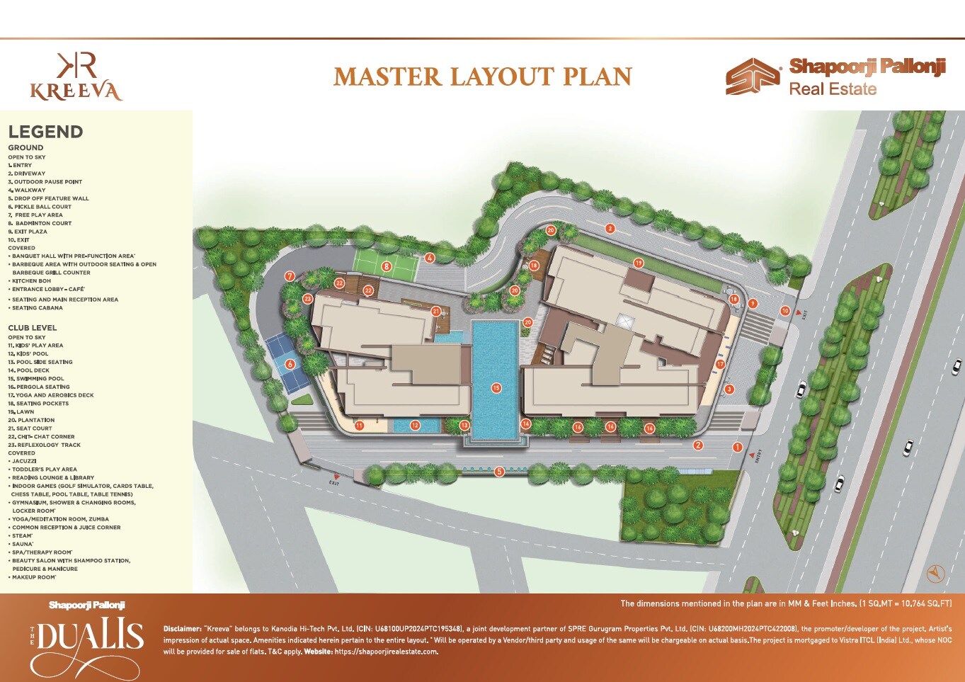Shapoorji Pallonji The Dualis Master Plan Image