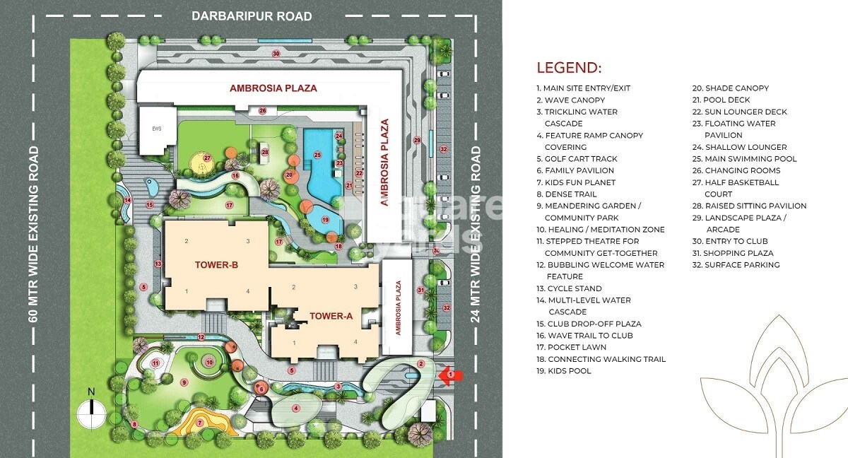 Shree-Vardhman-Ambrosia_a collage of photos showing a cartoon character