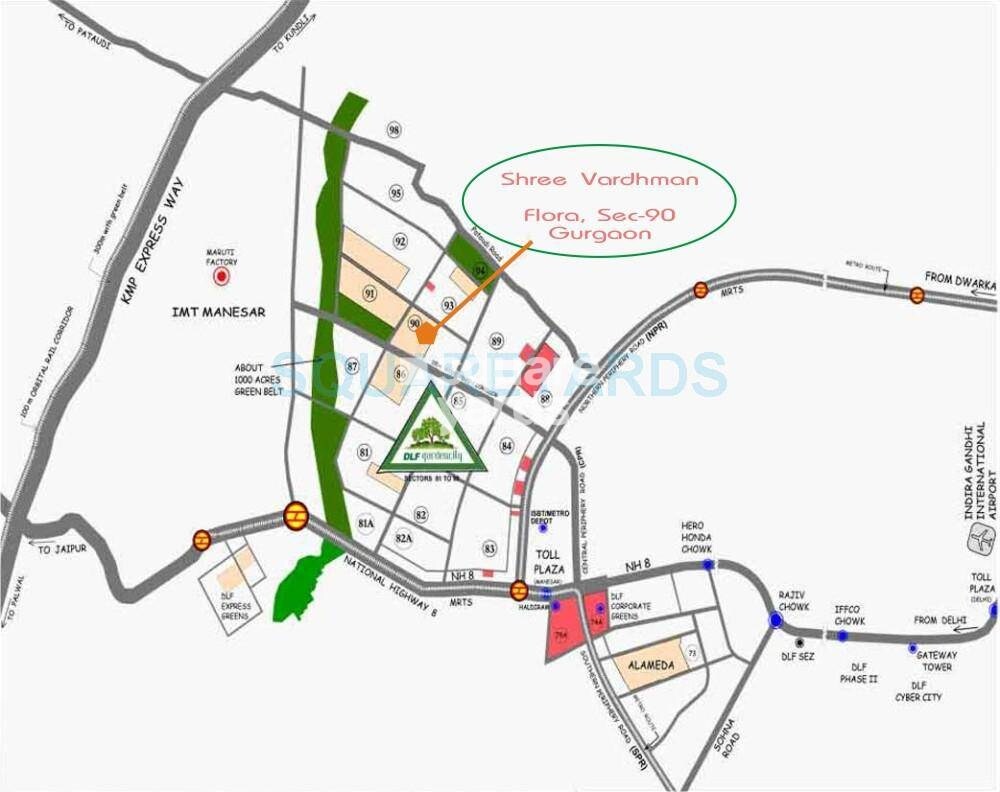 Shree Vardhman Flora Location Image