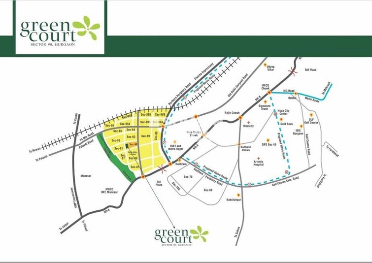 Shree Vardhman Green Court Location Image