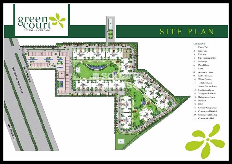 Shree Vardhman Green Court Master Plan Image