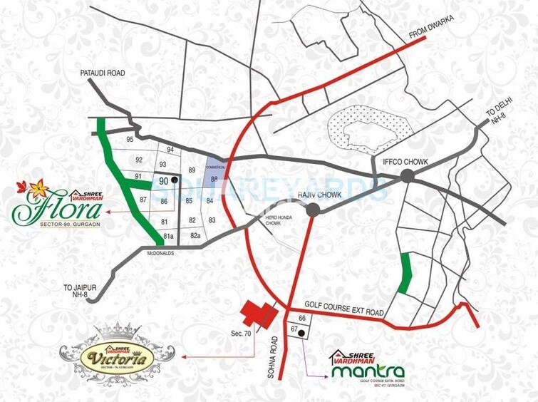 Shree Vardhman Mantra Location Image