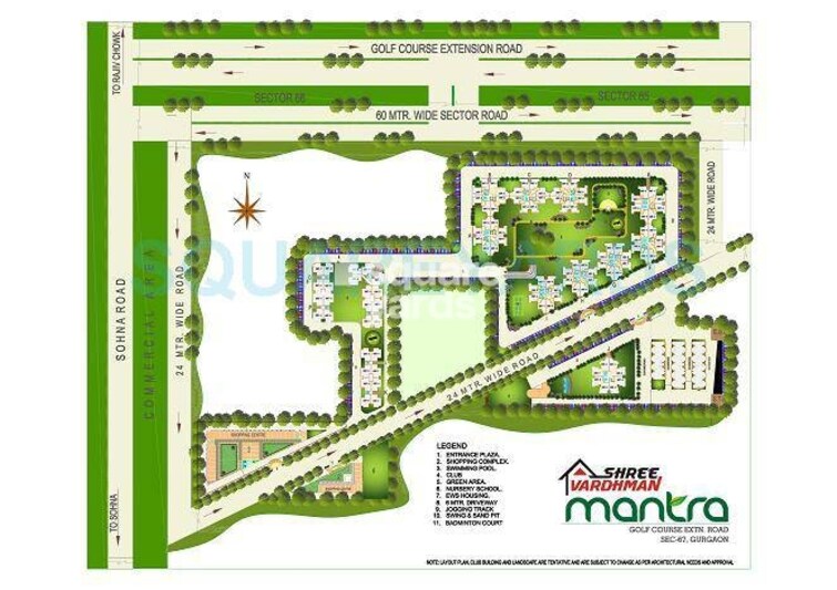 Shree Vardhman Mantra Master Plan Image