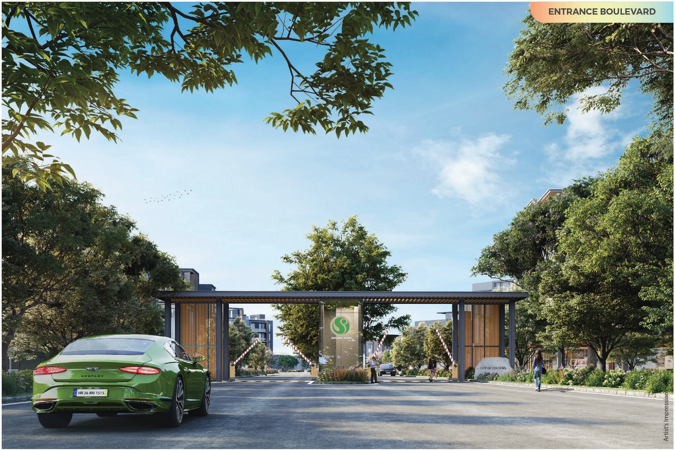 Signature Global City of Colours Entrance View