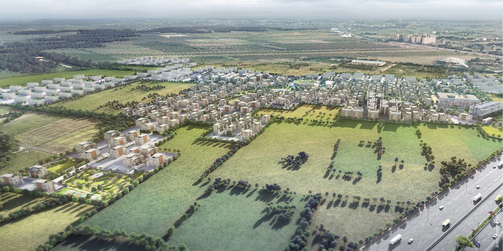 Signature Global City of Colours residential project in NH 8