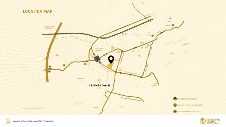 Signature Global Cloverdale Location Image 2