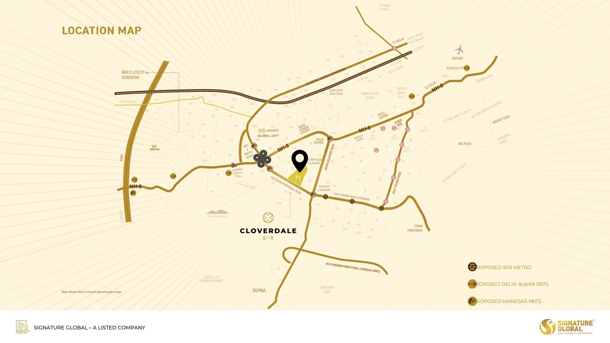 Signature Global Cloverdale Location Image 2