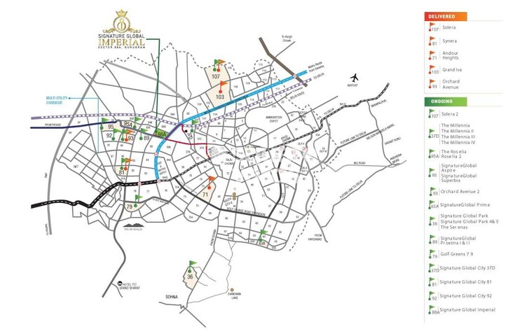 Signature Global Imperial Location Image