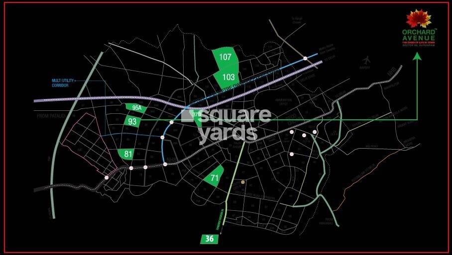 Signature Global Orchard Avenue Location Image