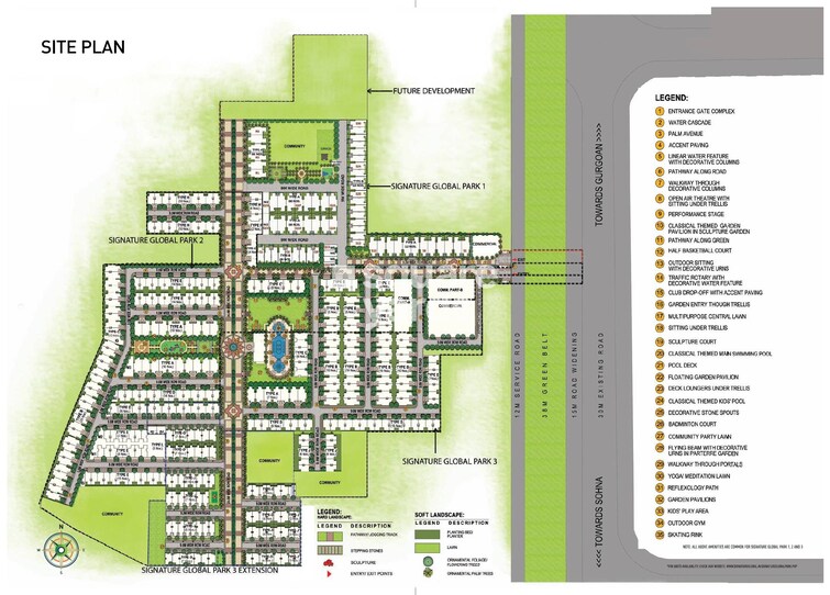 Signature Global Park Master Plan Image