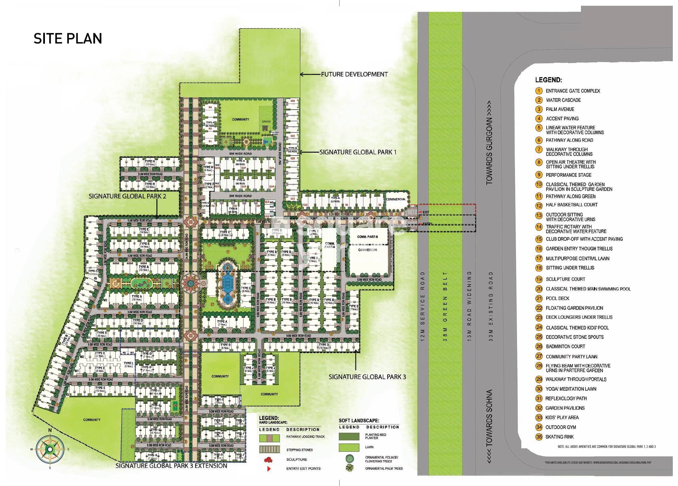 Signature Global Park Master Plan Image