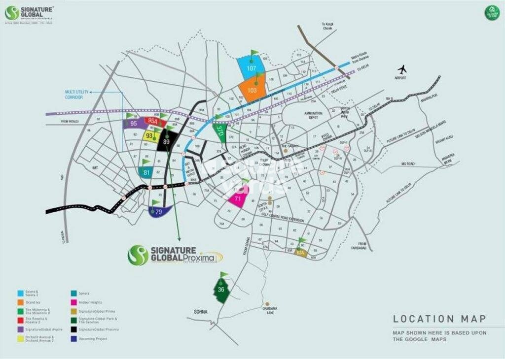 Signature Global Proxima Location Image