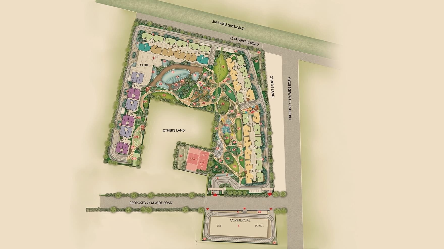 Signature Global Sarvam Master Plan Image 1